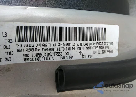 2010 Jeep Grand Cherokee Laredo from USA, damaged, VIN 1J4PR4GK1AC117552
